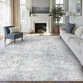 PureCozy 9x12 Area Rug Washable Vintage Living Room Carpet Large Indoor Non by PureCozy