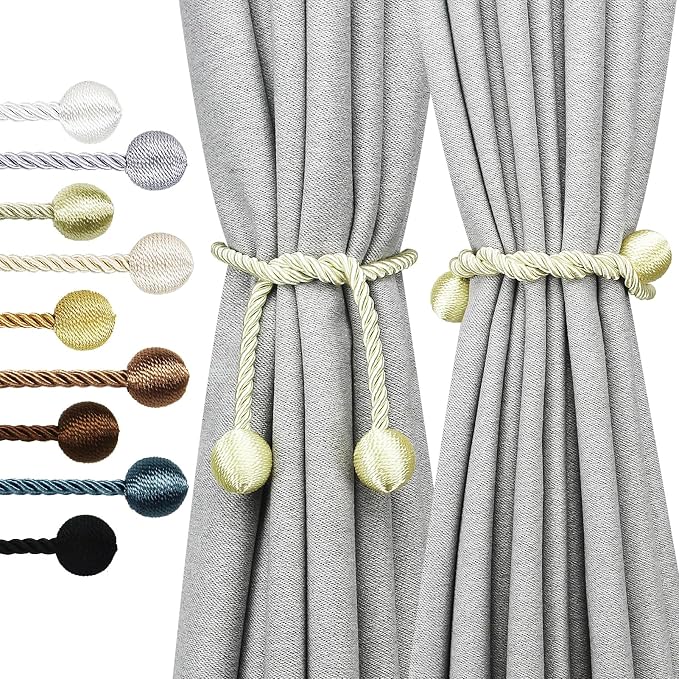 Curtain Tiebacks Outdoor Elegant Decorative Tie Backs Modern Rope Tiebacks by CurtianTiebacks