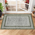 GarveeHome Modern Geometric Area Rug 2x3 Distressed Bordered Washable Non Slip by GarveeHome