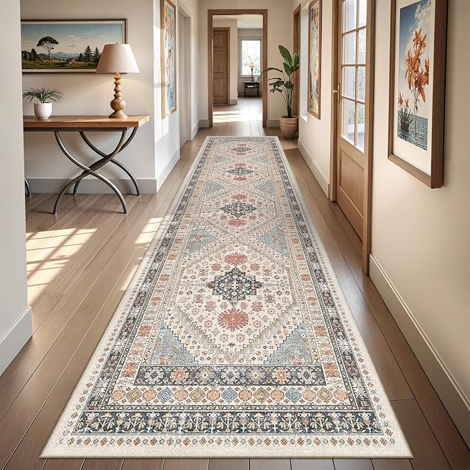 Kitchen Runner Rug Non Slip Washable 2.5x10, Soft Ultra-Thin Entryway Rug - Image 9