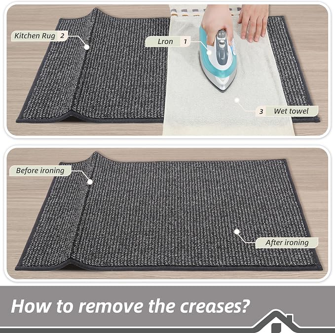 BEQHAUSE Kitchen Runner Rugs 20"x48", Non-Slip Kitchen Mats - Image 9