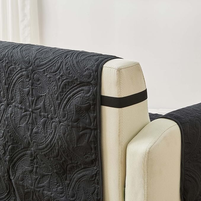 Great Bay Home Reversible Chair Cover - Image 4