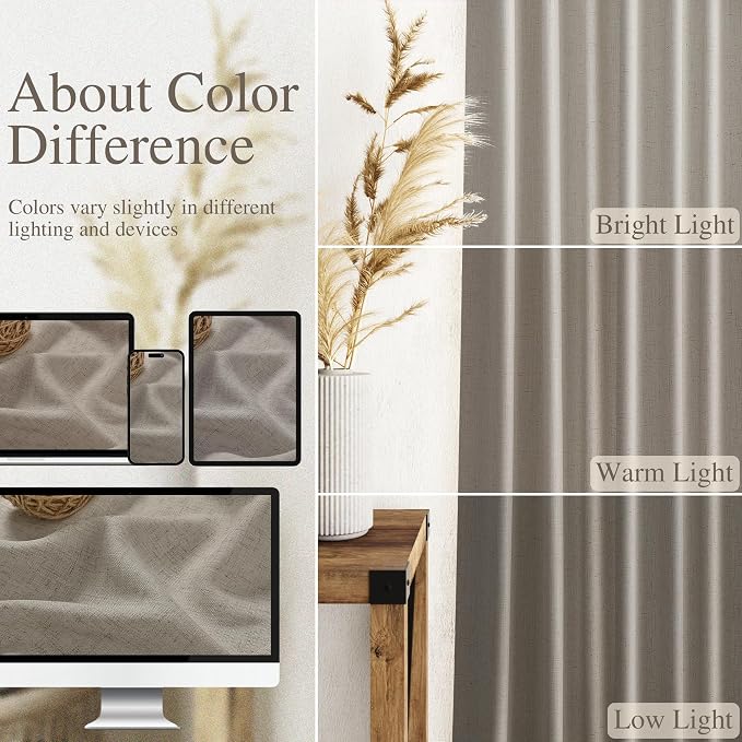 Nanspring 108 Inch Long Curtains - Image 3