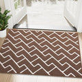OLANLY Front Door Mat, Non-Slip Rubber Backing, Dirt Resistant and Absorbent by OLANLY