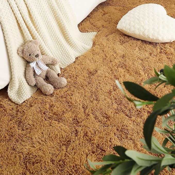 LOCHAS Ultra Soft Indoor Modern Area Rugs Fluffy Living Room Carpets - Image 5
