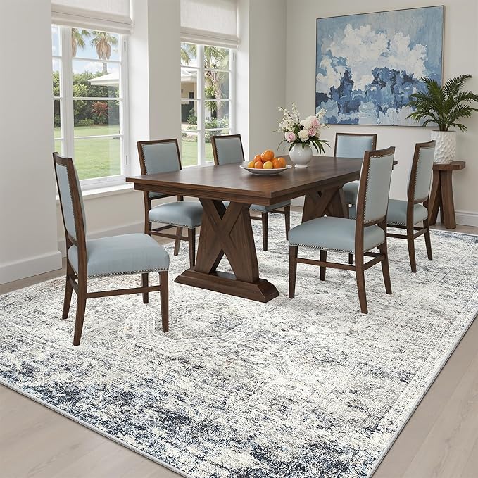 6x9 Area Rug for Living Room Washable 6x9 Non-Slip Modern Rugs for Bedroom - Image 4