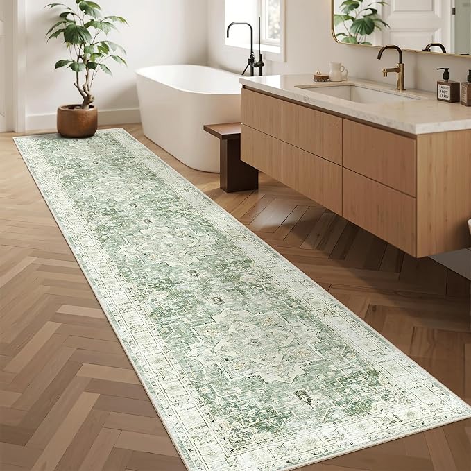 Madane Runner Rugs for Hallway 2x10 Long Washable Non-Slip Hallway Runner Rug - Image 4