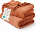 Bedsure GentleSoft Orange Fleece Throw Blanket by Unknown