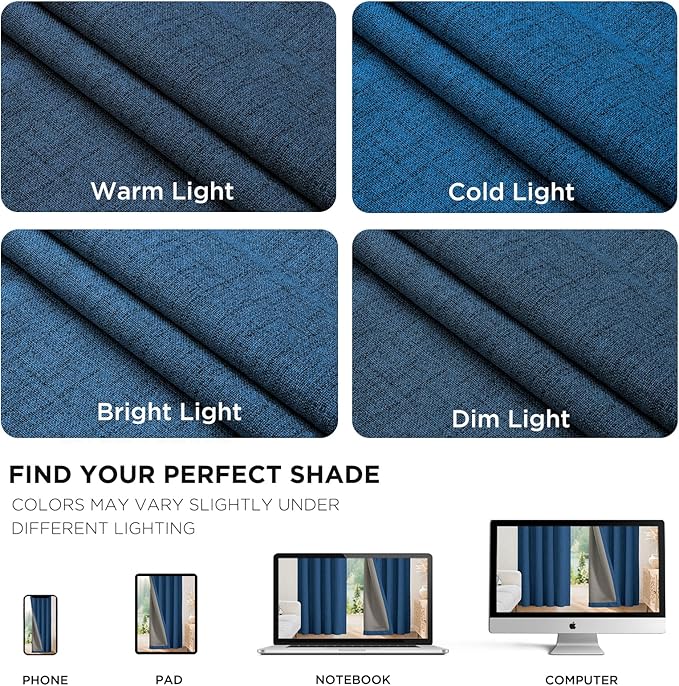 Joydeco Blackout Curtains for Bedroom - Image 9