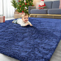 OLANLY 5x5 Area Rugs for Living Room Bedroom, Machine Washable Soft Fluffy by OLANLY