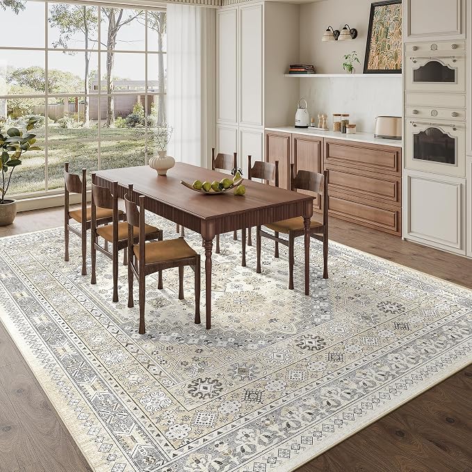 zesthome 10x12 Area Rugs, Stain Resistant Washable Rug, Ultra-Thin Rugs - Image 8