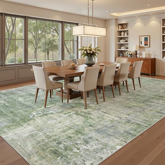 Washable Area Rug 8x12, Large Soft Rugs - Image 4