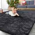 OLANLY 4x11 Area Rugs for Living Room Bedroom, Machine Washable Soft Fluffy by OLANLY