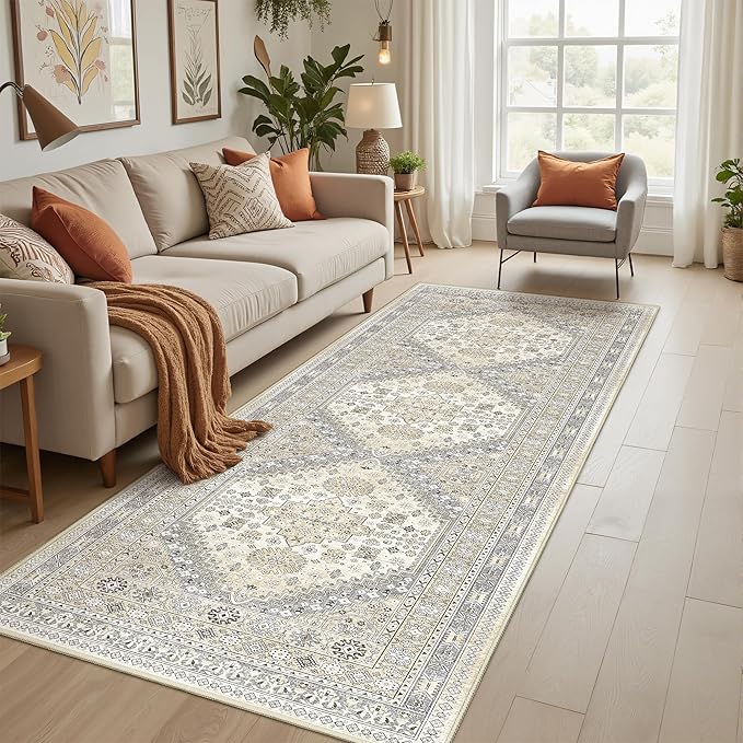 3x10 Runner Rug Non Slip Washable - Image 3