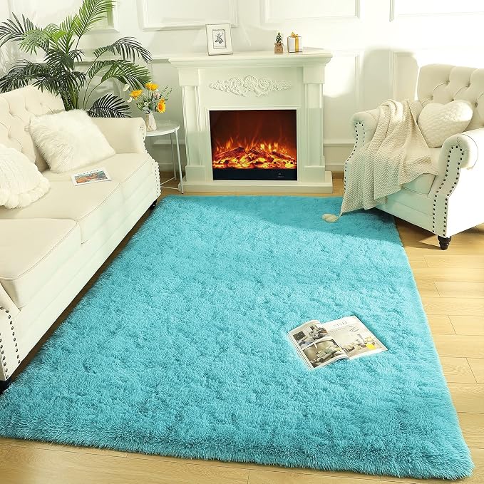 LOCHAS Ultra Soft Indoor Modern Area Rugs Fluffy Living Room Carpets - Image 6