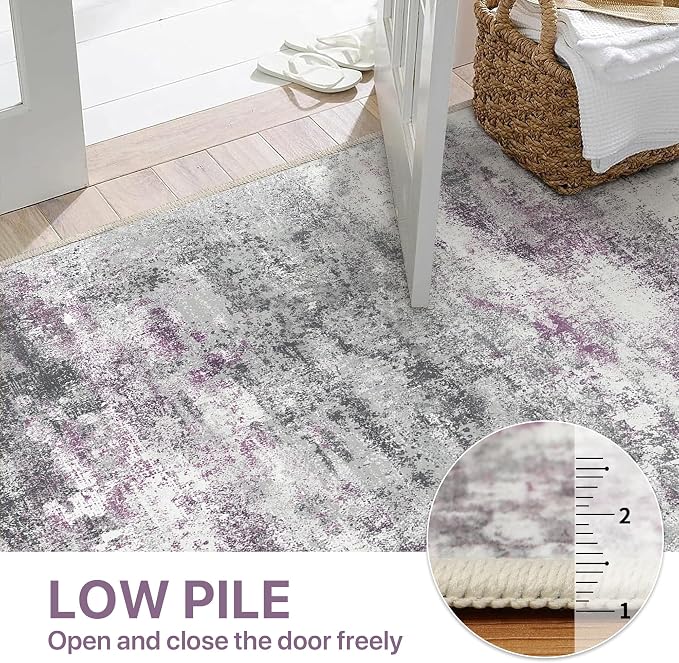 Area Rugs 8x10 for Living Room Bedroom, Modern Abstract Machine Washable Rug - Image 9