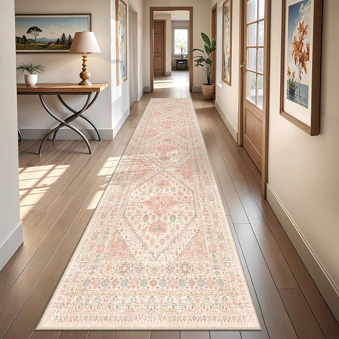 Runner Rug 2x10, Ultra-Thin Kitchen Rugs Non Slip Washable Rugs - Image 3