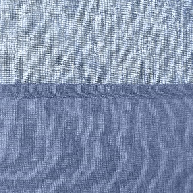 DWCN Sheer Curtains Semi Transparent Voile Rod Pocket Curtains - Image 5