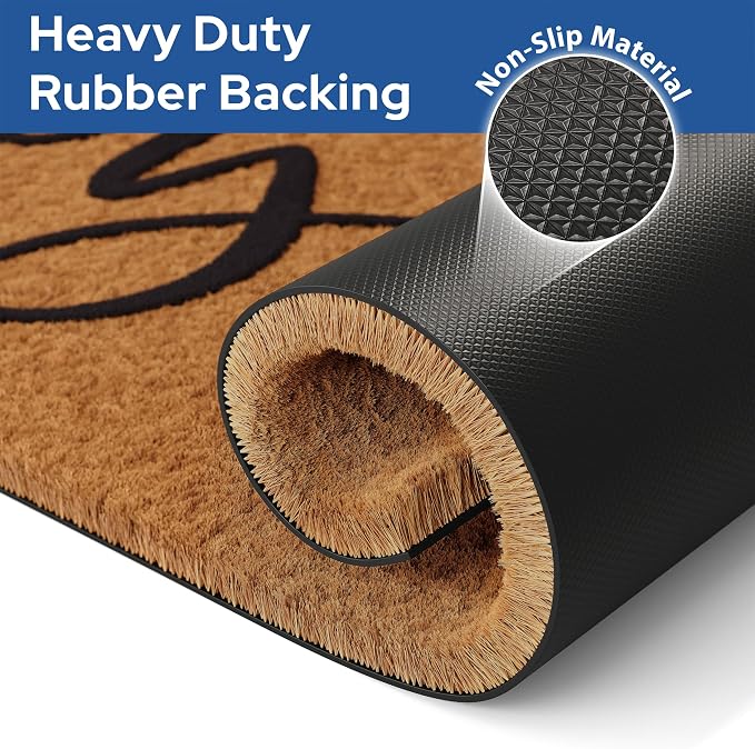 Barnyard Designs Natural Coco Coir Heavy Duty Backing Doormat - Image 6