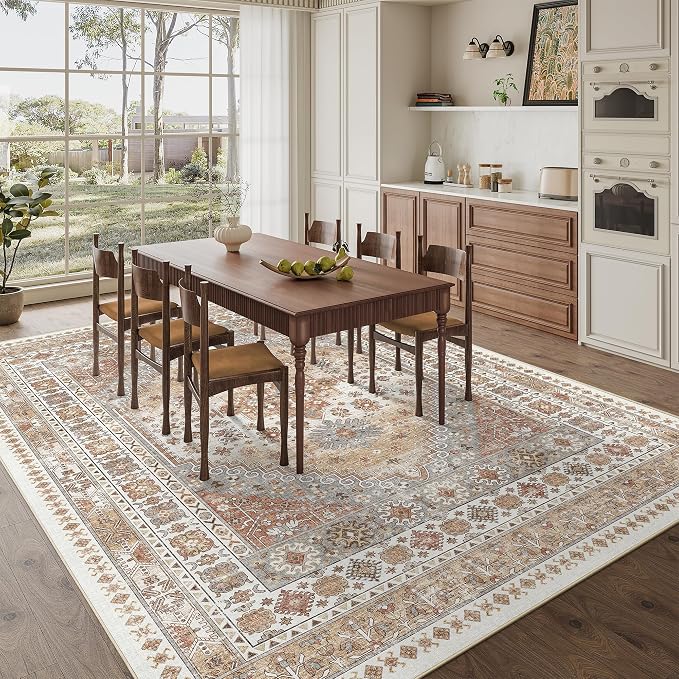zesthome 10x12 Area Rugs, Stain Resistant Washable Rug, Ultra-Thin Rugs - Image 9