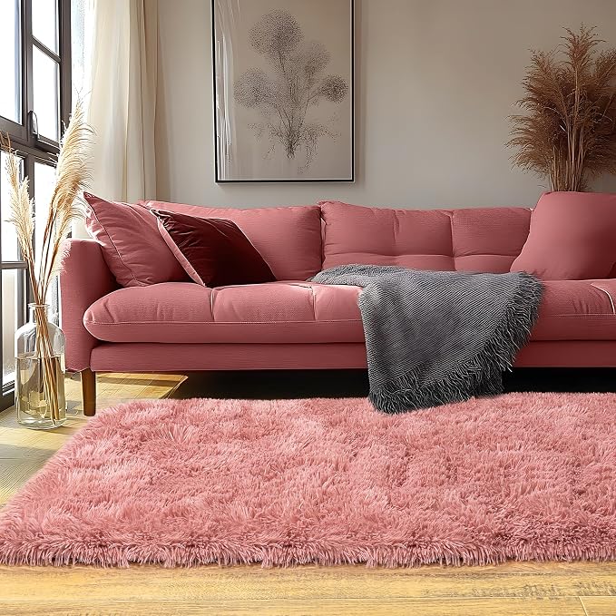 Runner Rugs for Bedroom 2x6 Rug Runners for Hallways Non Slip Soft Shag Bedside - Image 6