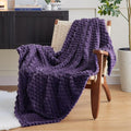 EXQ Home Fleece Throw Blanket for Couch or Bed by EXQHomeTexitleCoLtd