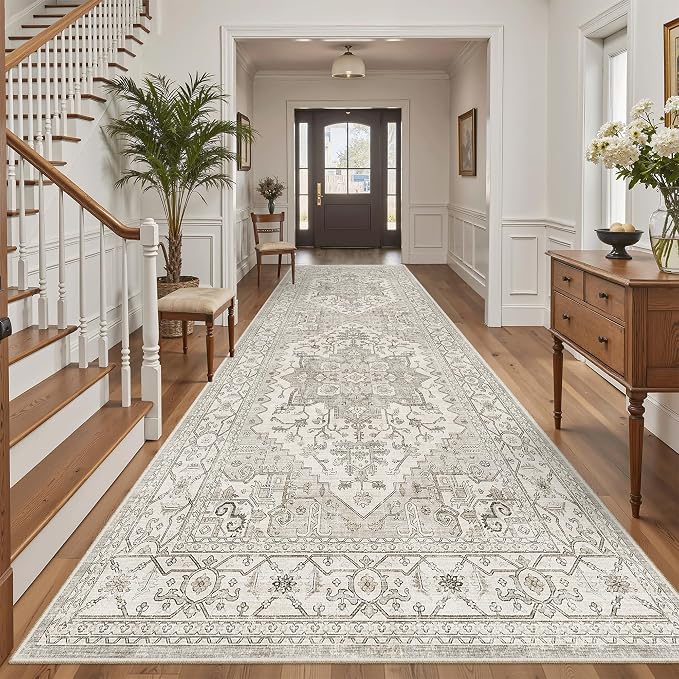 Madane 4x10 Wide Hallway Runner Rug: Washable Soft Rug Runners - Image 4