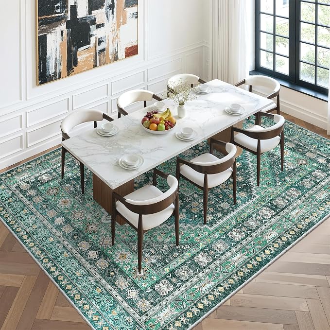 zesthome 8x10 Area Rugs for Living Room, Non-Slip Backing Washable Rugs - Image 8