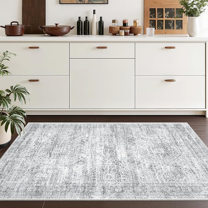 3x4 Washable Area Rug for Entryway, Soft Kitchen Rugs Non Slip for Dining Room - Image 4