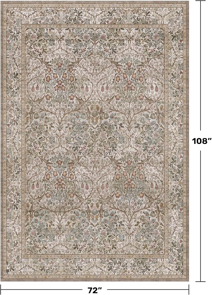 Washable Dining Room Rugs for Under Table - Image 2
