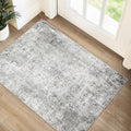 Washable Area Rugs 2'x3' Non-Slip Modern Abstract Soft by RELEANY