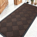 OLANLY Front Door Mat Outside Entrance 59x23, Heavy Duty Sturdy Natural Rubber by OLANLY