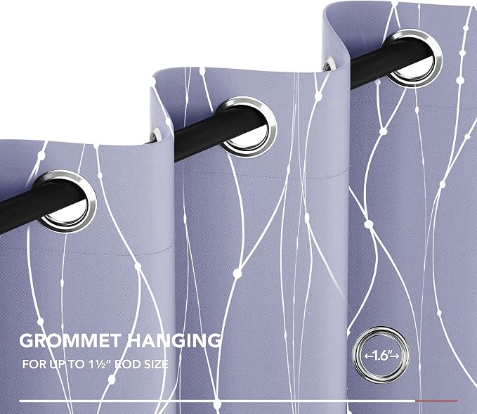 Deconovo Blackout Curtains, Thermal Insulated Soundproof Drapes - Image 7