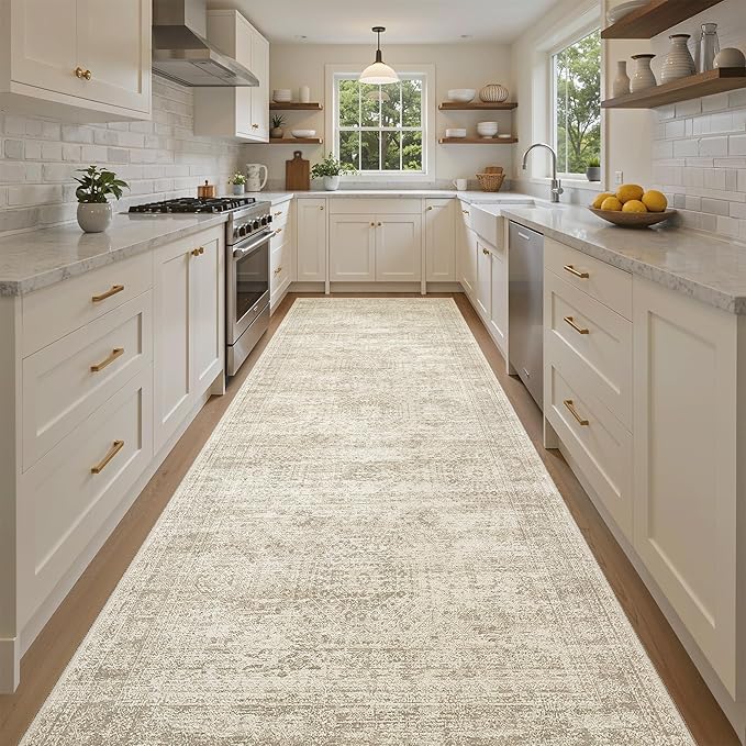 4x10 Wide Hallway Runner Rug: Washable Soft Rug Runners - Image 3