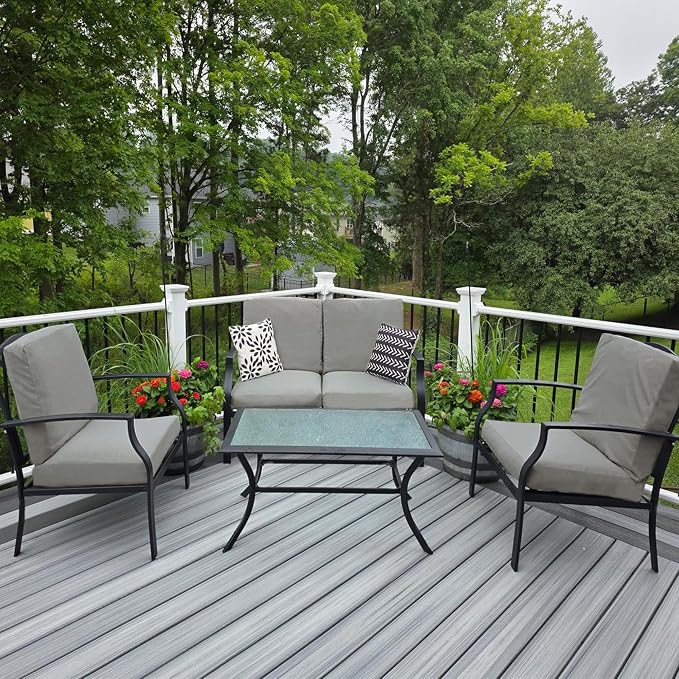 Sqodok Patio Cushion Cover 24x22 inch, Outdoor Seat Cushion Slip Cover - Image 9