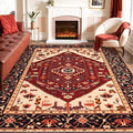SERISSA Washable Rugs 8x10 Area Rugs, Large Non-Slip Boho Living Room Rug by SERISSAHomeDecorCollection
