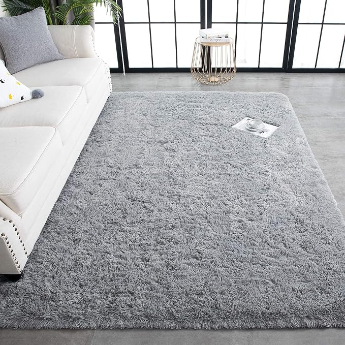 TWINNIS Super Soft Shaggy Rugs Fluffy Carpets, 5x8 Feet, Indoor Modern Plush - Image 7