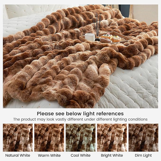 Cozy Bliss Faux Fur Throw Blanket - Image 8