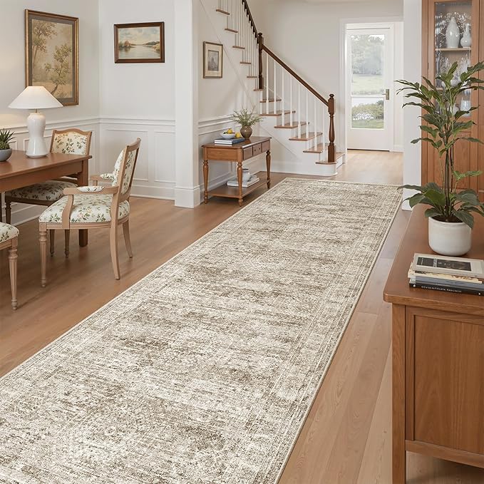 Runner Rug 3x10 Washable Non-Slip Hallway Runner Rugs - Image 2