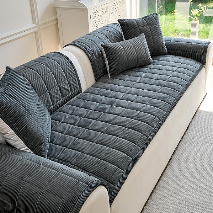 Couch Covers for Dogs Washable, Non Slip Couch Covers for Loveseat Sofa Pet - Image 2