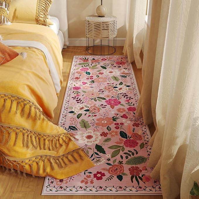 Rugcomf Runner Rug for Hallways Kitchen Rug Non Slip 2'x 6' Washable Rugs - Image 5