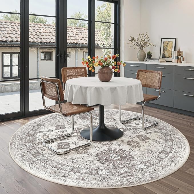 zesthome Washable Round Area Rugs - Image 8