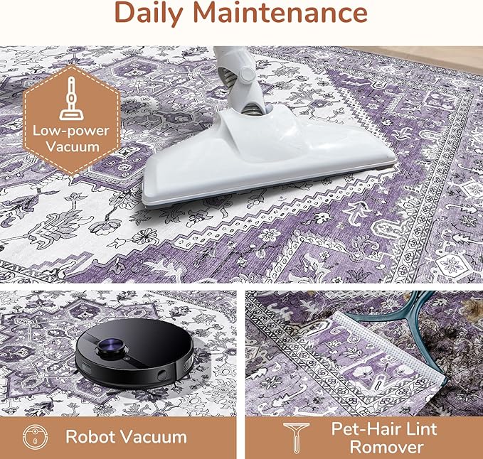 OPPODREAM Soft Area Rugs 3x5, Washable Rugs - Image 5