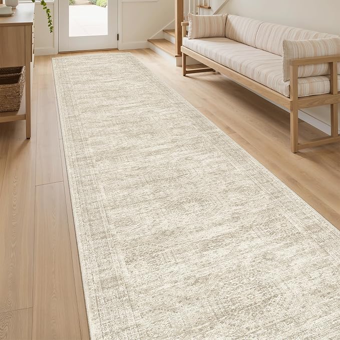 Runner Rug 2'6" x 12' Washable Non-Slip Runner Rugs - Image 3