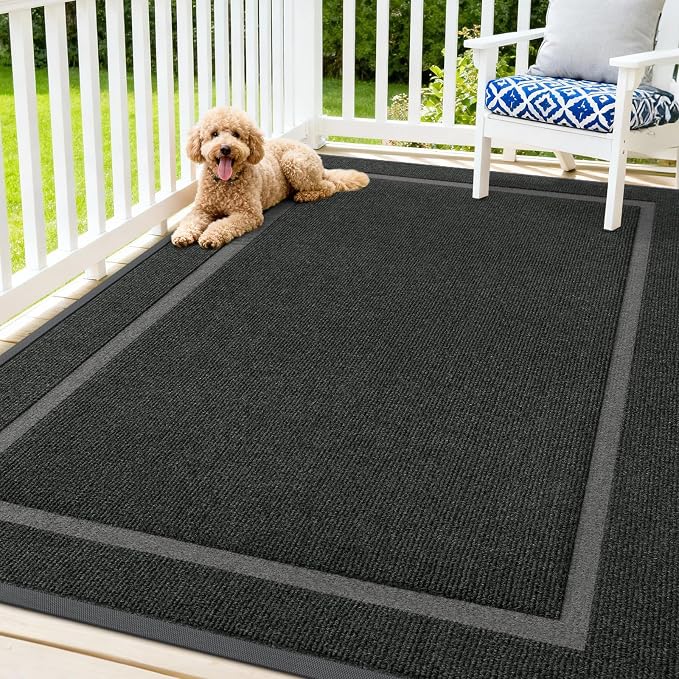 OLANLY Front Door Mat Indoor Outdoor Entrance, Waterproof All-Season, by OLANLY