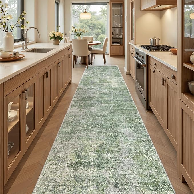 Runner Rug 2x12 Washable Non-Slip Hallway Runner Rugs - Image 2