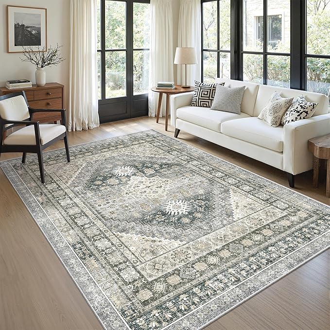 zesthome 6x9 Area Rug, Super Soft Washable Rugs - Image 4