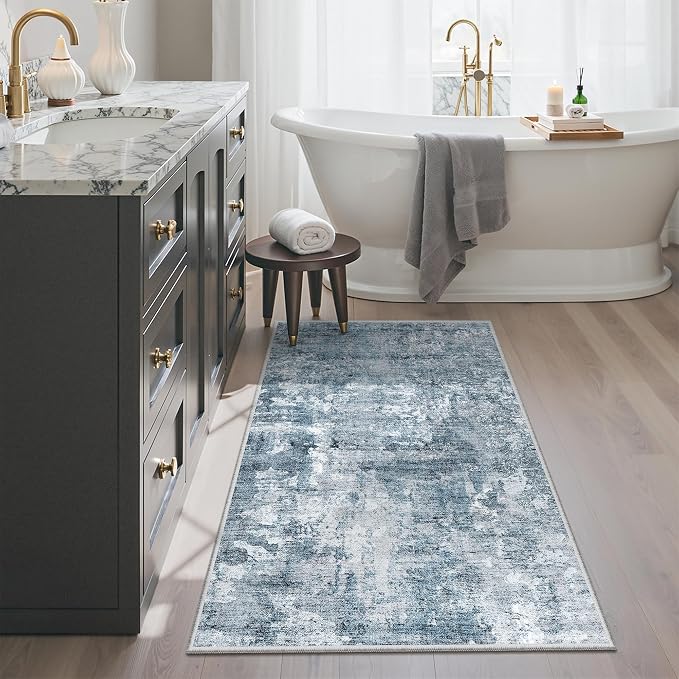 Soalmost 2x4 Washable Rugs for Kitchen, Powder Room Small Area Rug Non-Slip - Image 3