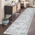 2x7 Runner Rug Non Slip, Thin Entryway Washable Rug by Restydon