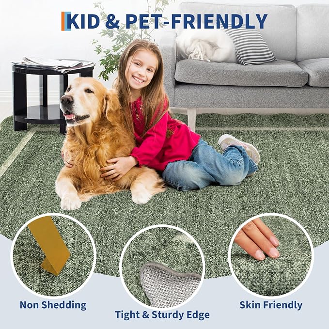 GarveeHome Scalloped Washable Runner Rug 2x8 Non Slip Kitchen Rugs - Image 5